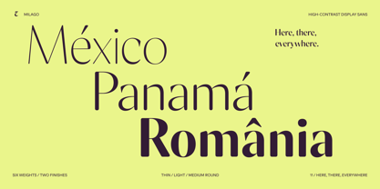 Milago Font Poster 8