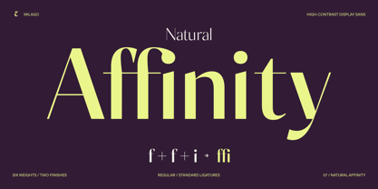 Milago Font Poster 7