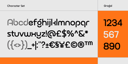 Grogol Font Poster 3