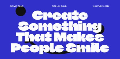 Skyvia Font Poster 9