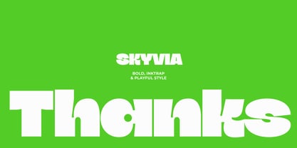 Skyvia Font Poster 12