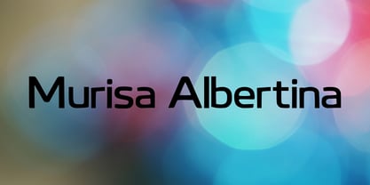 Murisa Albertina Font Poster 1