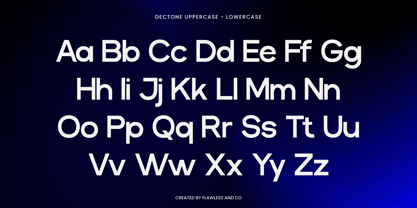 Dectone Font Poster 8