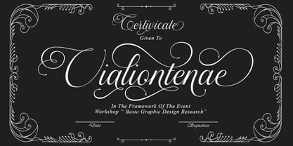 Callontine Font Poster 10