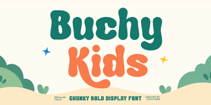 Buchy Kids Font Poster 1
