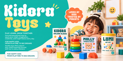 Buchy Kids Font Poster 3