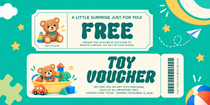 Buchy Kids Font Poster 9