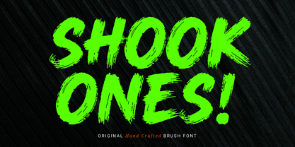 Shook Ones Font Poster 1