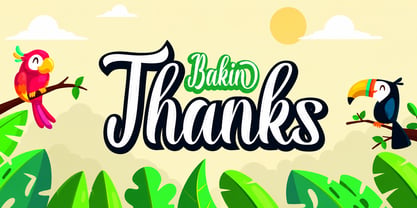 Bakin Font Poster 5