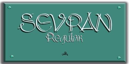 Sevran Font Poster 1