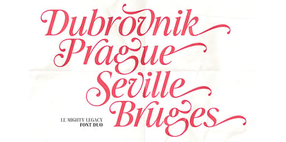 Le Mighty Legacy Font Poster 9