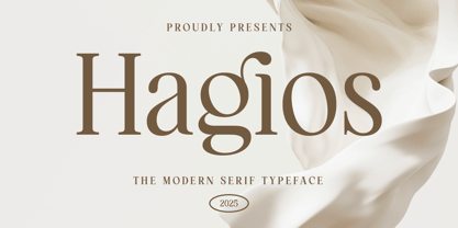 Hagios Font Poster 1