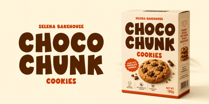 Chunky Zorvy Font Poster 4