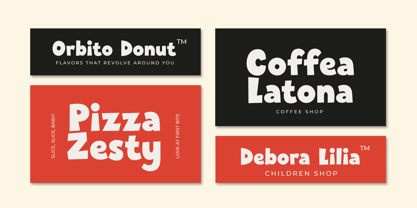 Chunky Zorvy Font Poster 9