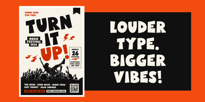Chunky Zorvy Font Poster 10