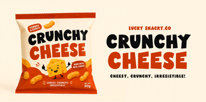 Chunky Zorvy Font Poster 5