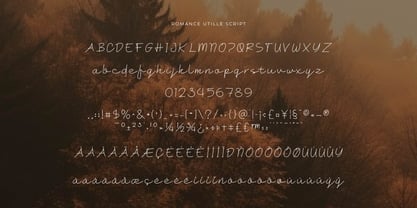 Romance Utille Serif Font Poster 8