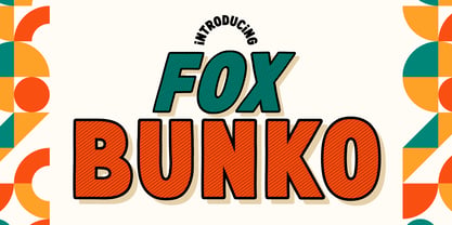 Fox Bunko Font Poster 1