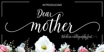 Dear mother Font Poster 1
