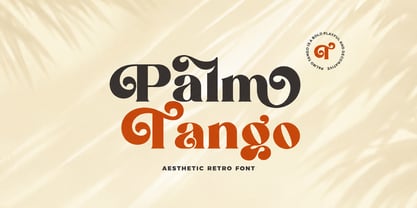 Palm Tango Font Poster 1