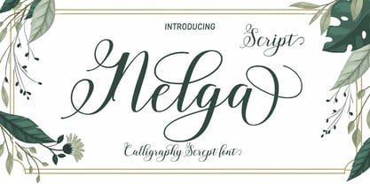 Nelga Font Poster 1