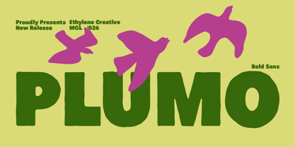 Plumo Font Poster 1