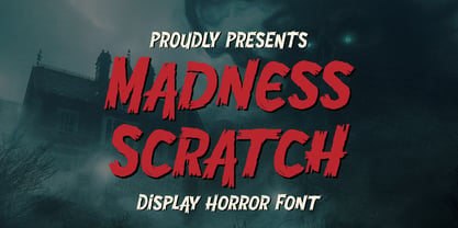 Madness Scratch Font Poster 1