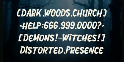 Madness Scratch Font Poster 4