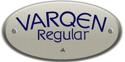 Varqen Font Poster 1