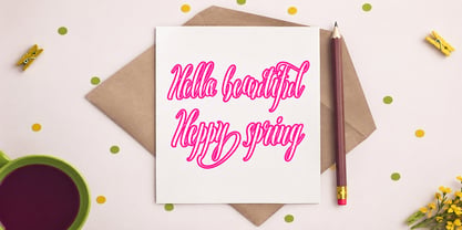 Amelia diana Font Poster 6
