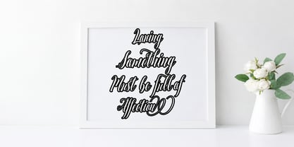 Amelia diana Font Poster 5