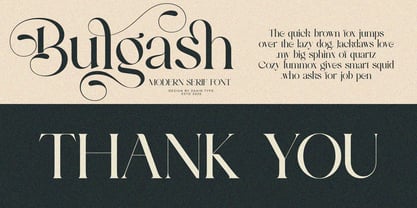 Bulgash Font Poster 10