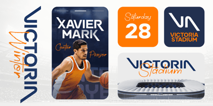 Victoria Winter Font Poster 2