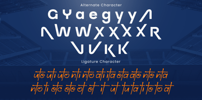 Victoria Winter Font Poster 10