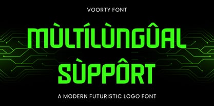Voorty Font Poster 10