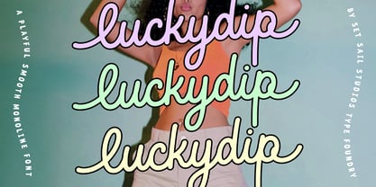 Luckydip Font Poster 1