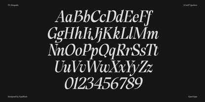 TF Bragado Font Poster 12