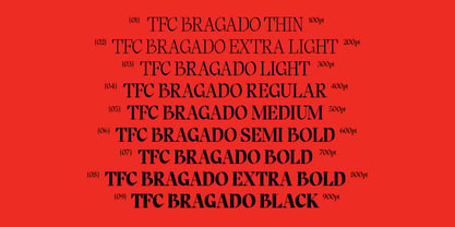 TF Bragado Font Poster 4
