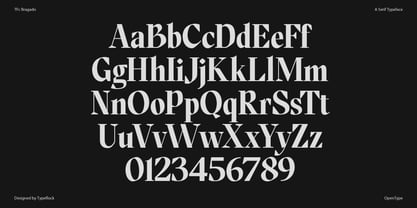 TF Bragado Font Poster 10