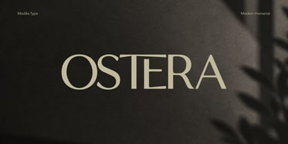 Ostera Font Poster 1