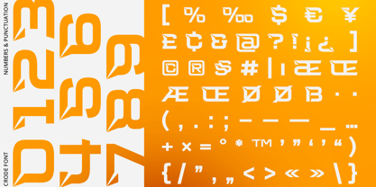 Crode Font Poster 10