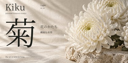 Kiku Font Poster 6