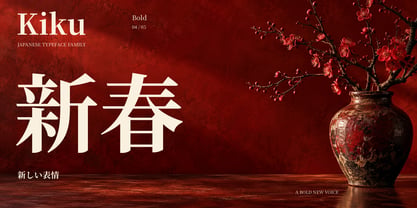 Kiku Font Poster 3