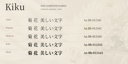 Kiku Font Poster 5