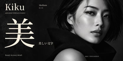 Kiku Font Poster 2