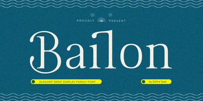 Bailon Font Poster 1