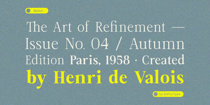 Bailon Font Poster 13