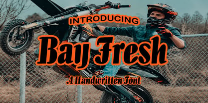Bay Fresh Font Poster 1