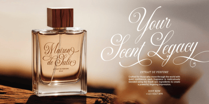 Silken Luxe Font Poster 6