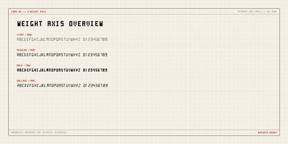 Techmono Font Poster 9